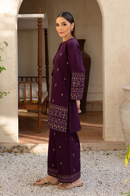 2PC Embroidered Lawn
