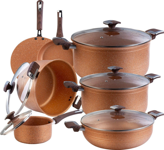 NS Jumbo Gift Set – 22 Pcs (Marble Coated) Kitchen / dining Domestic Cookware