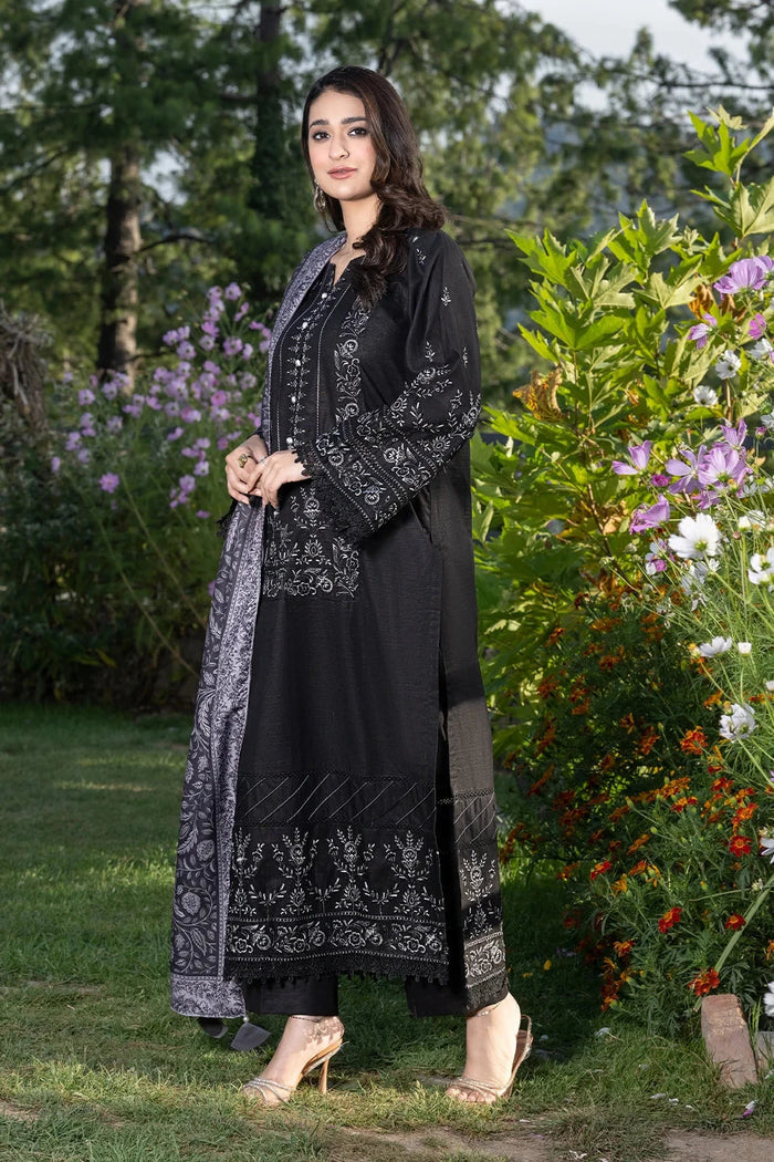 3PC Unstitched Khaddar Suit