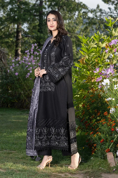 3PC Unstitched Khaddar Suit