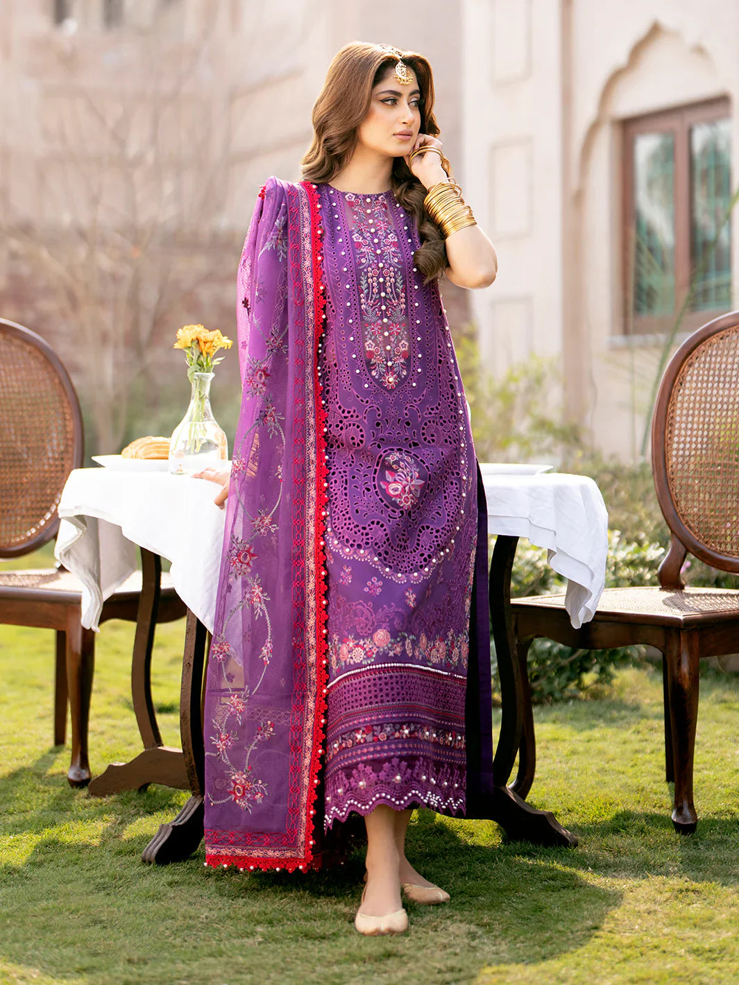 EMBROIDERED LAWN UNSTITCHED 3PC SET | KPA0022