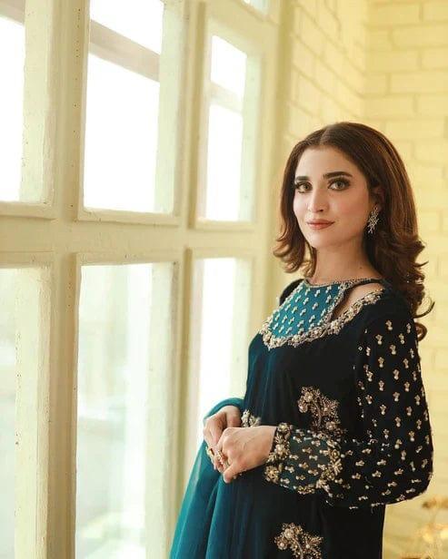 Unstitched 3 Piece Velvet Suit