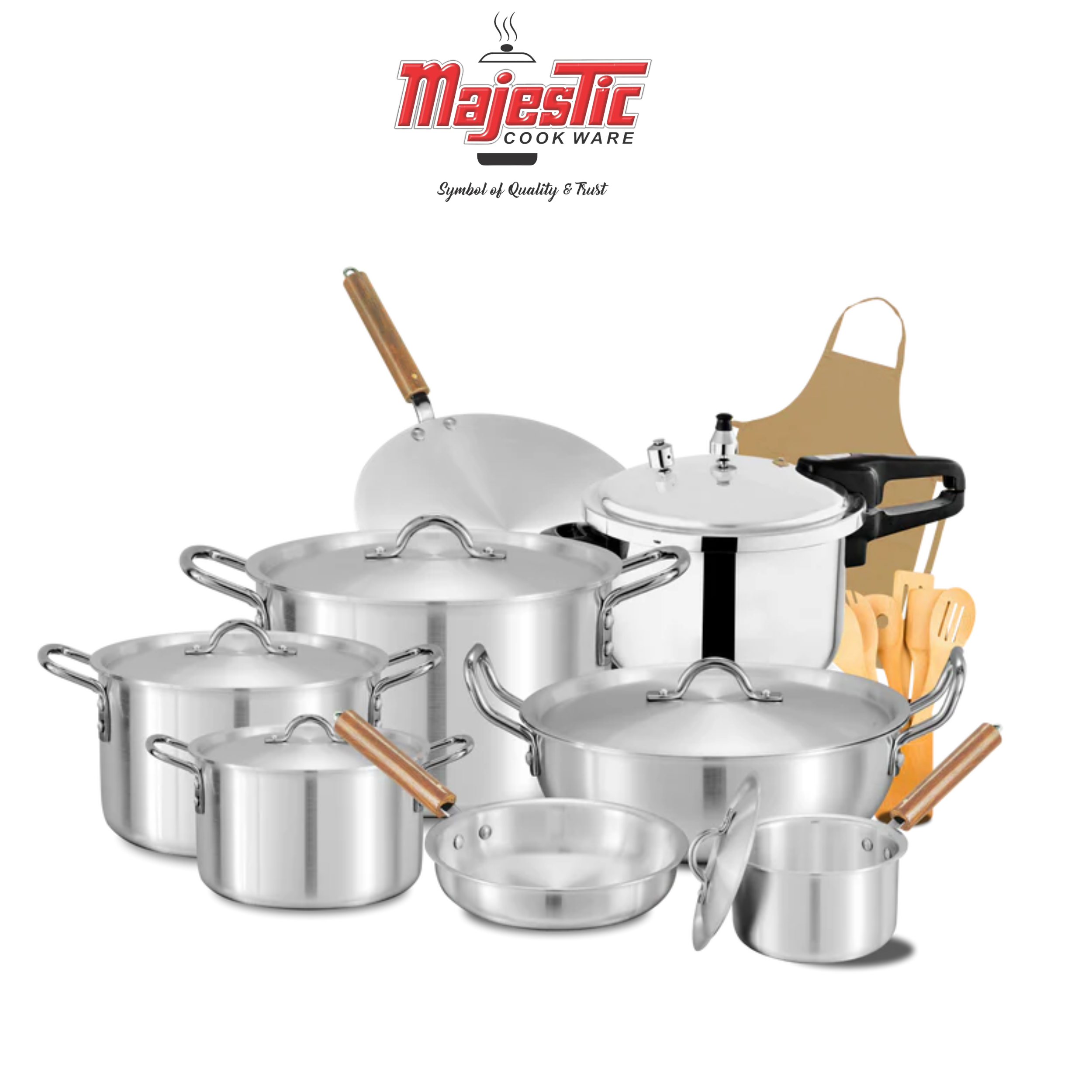 Metal Finish Jumbo Set - 21Pcs