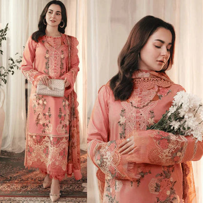 3-PC EMBROIDERED SUIT
