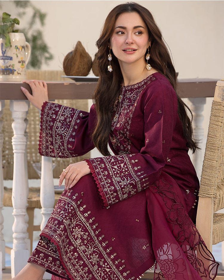 Zara Shahjahan Summer Lawn 2026 – Hania Amir X 3PC Embroidered Collection (D-1117)