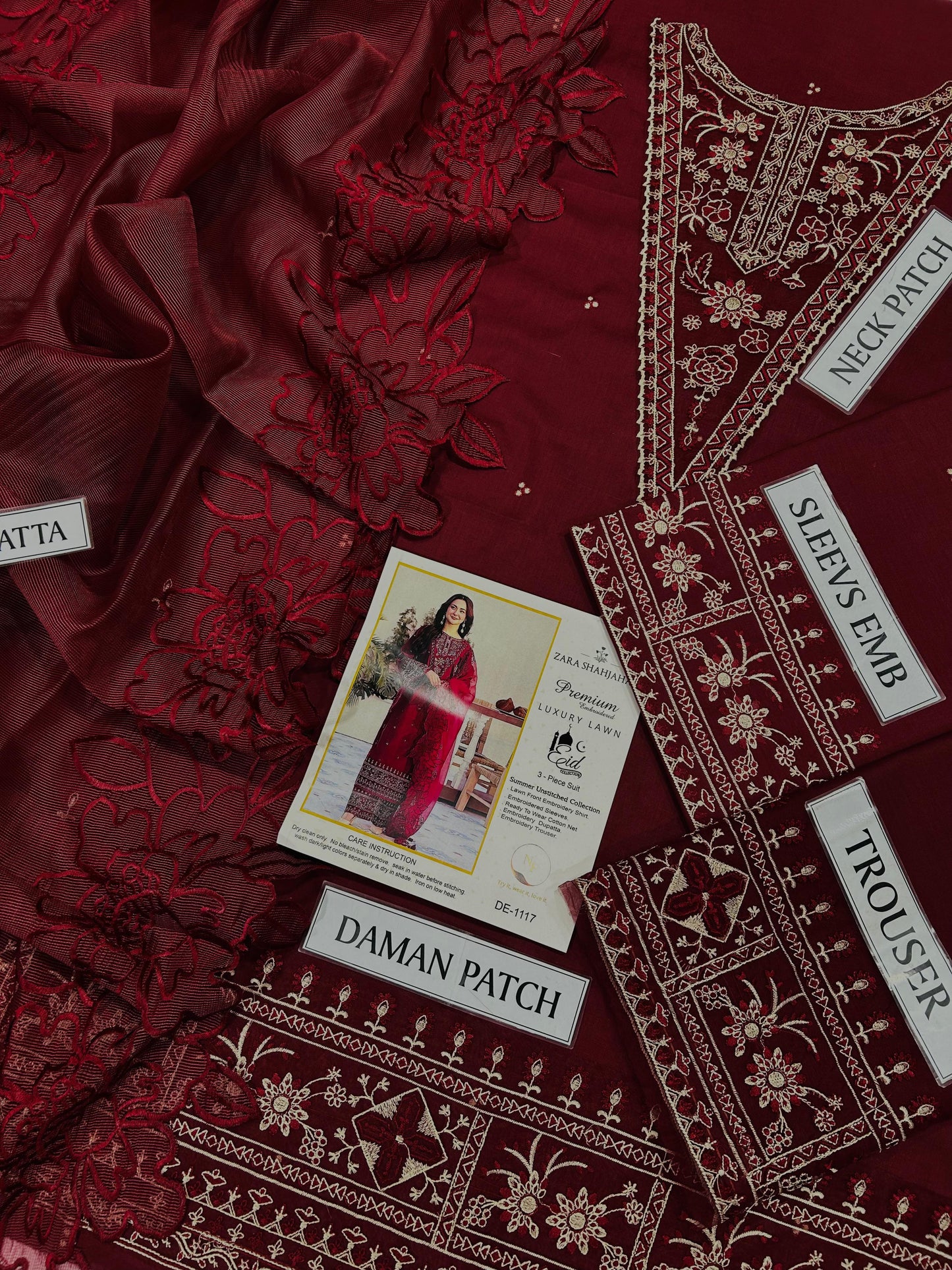 Zara Shahjahan Summer Lawn 2026 – Hania Amir X 3PC Embroidered Collection (D-1117)