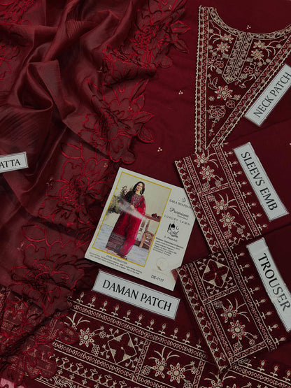 Zara Shahjahan Summer Lawn 2026 – Hania Amir X 3PC Embroidered Collection (D-1117)