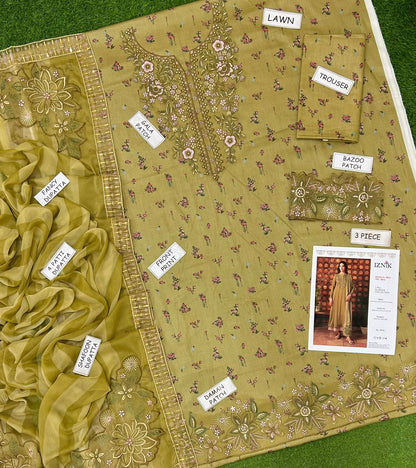 Iznik Most Demanding Edition '26 – 3PC Digital Printed Lawn & Chiffon (Unstitched)